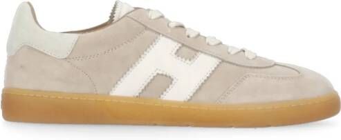 Hogan Roze Suède Leren Dames Sneakers Beige Dames