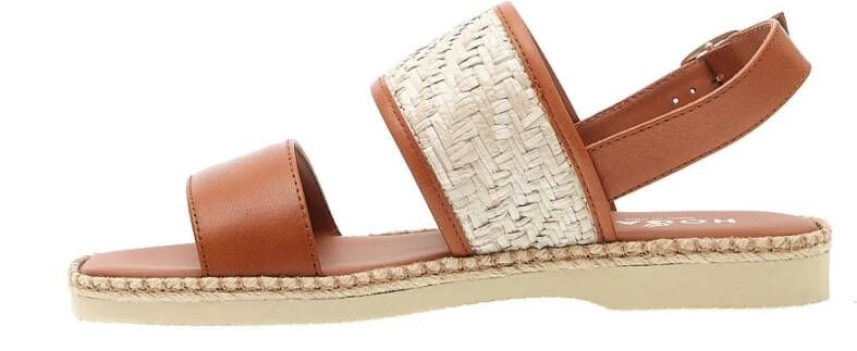 Hogan Sandals Brown Dames