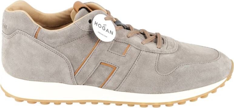 Hogan Sneaker Leren Stijl Beige Heren