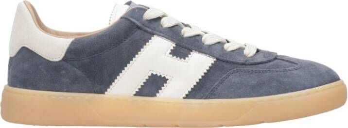 Hogan Blauwe Leren Sneakers met Memory Foam Multicolor Heren