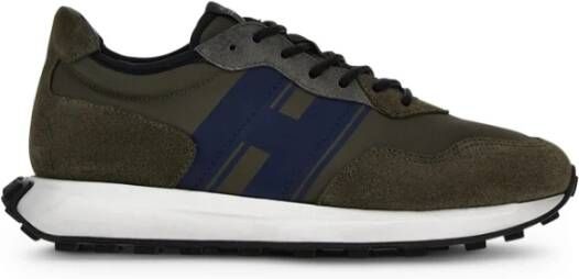 Hogan Groen Blauwe Sneakers met Memory Foam Green Heren