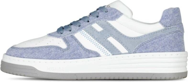 Hogan Sneakers in denim-look met memory foam Blue Dames