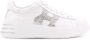 Hogan Sneakers met strass logo in leer White Dames - Thumbnail 1