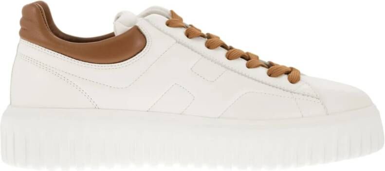 Hogan Sneakers met strepen en lichte zool White Heren