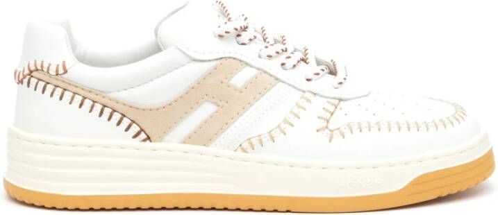 Hogan Beige Combi Sneakers voor vrouwen Beige Dames