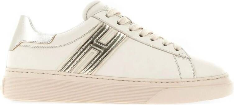 Hogan Sneakers van metallic leer met uitneembare binnenzool Multicolor Dames