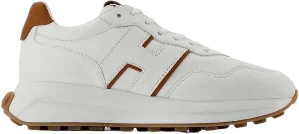 Hogan Witte Leren Sneakers met Memory Foam White Dames