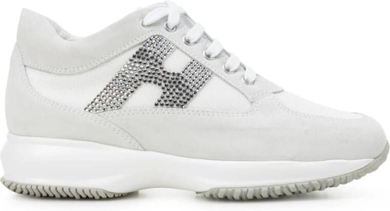 Hogan Stijlvolle Dames Interactieve Sneakers White Dames