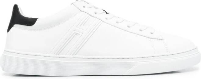 Hogan Hoogwaardige leren sneakers voor heren White Heren - Foto 1