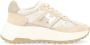 Hogan Stijlvolle Alalcciato Sneakers Beige Dames - Thumbnail 1