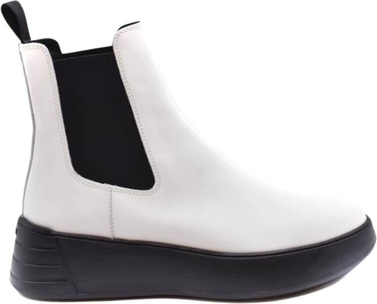 Hogan Stijlvolle Chelsea Booties voor vrouwen White Dames