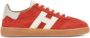 HOGAN Lage Sneakers Dames Cool Allacciato Maat: 41 Materiaal: Suède Kleur: Rood - Thumbnail 1