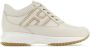 Hogan Stijlvolle Ivoorleren Sneakers Beige Dames - Thumbnail 1