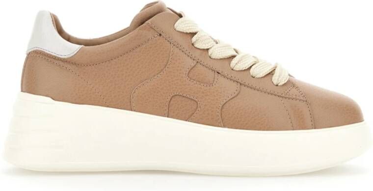 Hogan Stijlvolle Sneakers Brown Dames