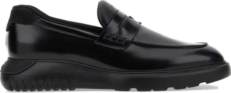 Hogan Zwarte Loafer met Memory Foam Voetbed en Lichtgewicht EVA Zool Black Heren