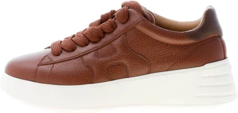 Hogan Stijlvolle Sneakers voor Mannen en Vrouwen Brown Dames