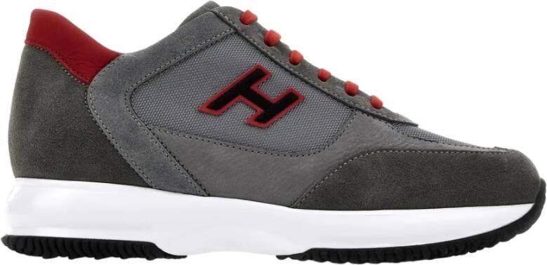 Hogan Stijlvolle Sneakers voor Mannen Gray Heren