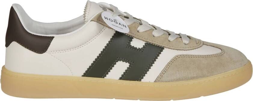 Hogan Stijlvolle Veterschoenen Beige Heren