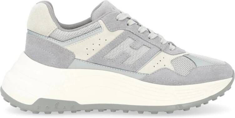 Hogan Stijlvolle Veterschoenen Gray Dames