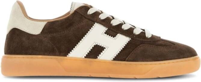 Hogan Stoere Sneakers voor Mannen Brown Heren