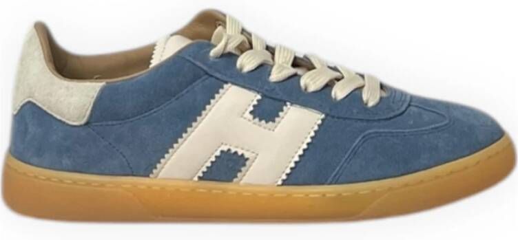 Hogan Stoere Vetersneakers Blue Dames