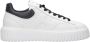 Hogan Strepen Leren Sneakers Wit White Heren - Thumbnail 1