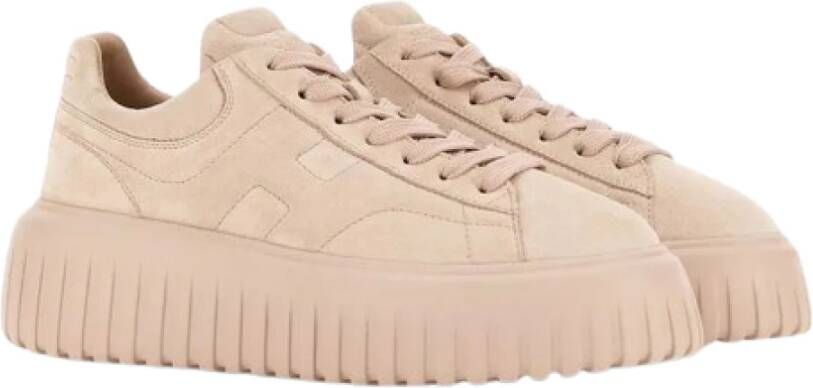 Hogan Strepen Sneaker Beige Dames