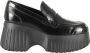 Hogan Strepen Wig Mocassin Schoenen Black Dames - Thumbnail 1