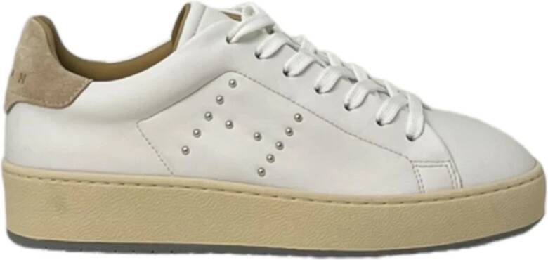 Hogan Studded Lace-Up Sneakers White Dames