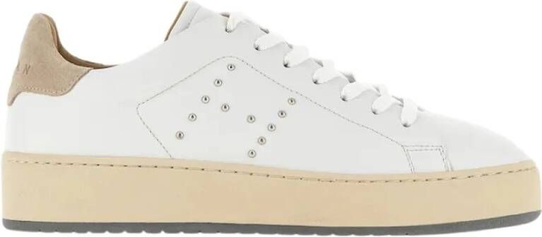 Hogan Sneaker van leer met studs en suède details