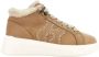 Hogan Beige Mid-Top Winter Sneakers met Uniek H-Detail Beige Dames - Thumbnail 1