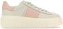 Hogan Tweekleurige leren sneakers met H-Stripes Multicolor Dames - Thumbnail 1