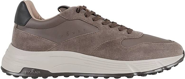 Hogan Ultra-Lichte Stijlvolle Sneakers Brown Heren