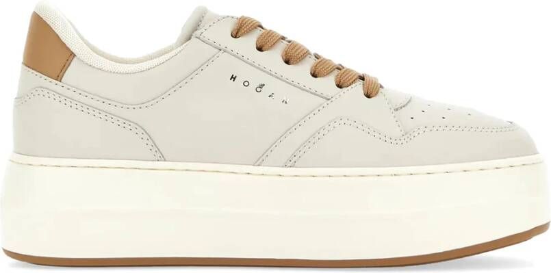 Hogan Low-Top Sneakers H670 Sneakers Leather White in grijs