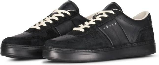 Hogan Velours Accent Sneaker Black Heren