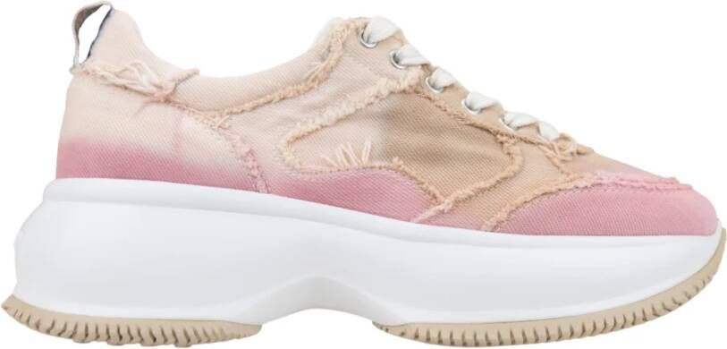 Hogan Veterschoenen Dames Stof Leer Multicolor Dames