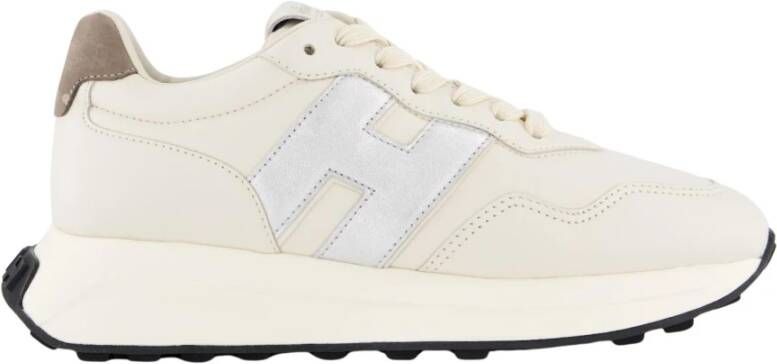 Hogan Sneaker van leer met metallic details