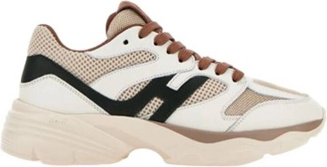 Hogan Sneakers H665 Sneakers Leather Brown in bruin