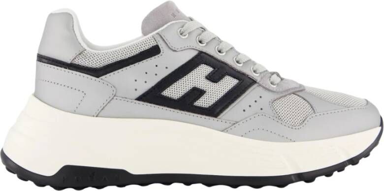 Hogan Veterschoenen voor dames Gray Dames