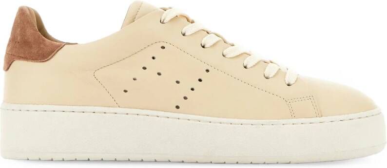 Hogan Vintage Stijl Beige Sneakers Beige Dames