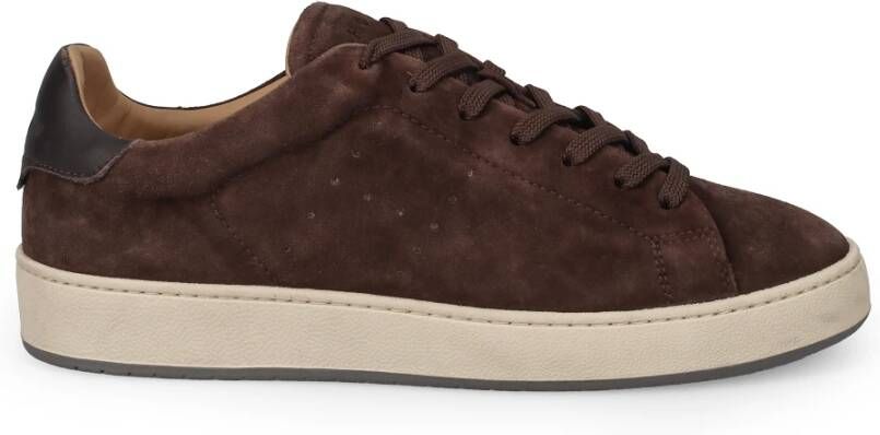 Hogan Vintage Stijl Bruine Sneakers Brown Heren