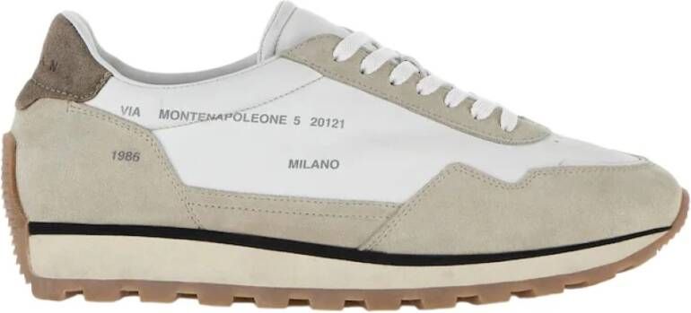 Hogan Vintage Style Sneakers in Beige Heren