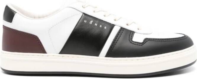 Hogan Wit Zwart Multi Sneakers Multicolor Heren