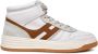 Hogan Witleren Sneaker H630 Beige Heren - Thumbnail 1