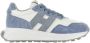 Hogan Witte Hardloopschoenen Pelle Denim Multicolor Dames - Thumbnail 5