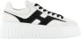 Hogan Witte en zwarte leren sneakers White Heren - Thumbnail 1