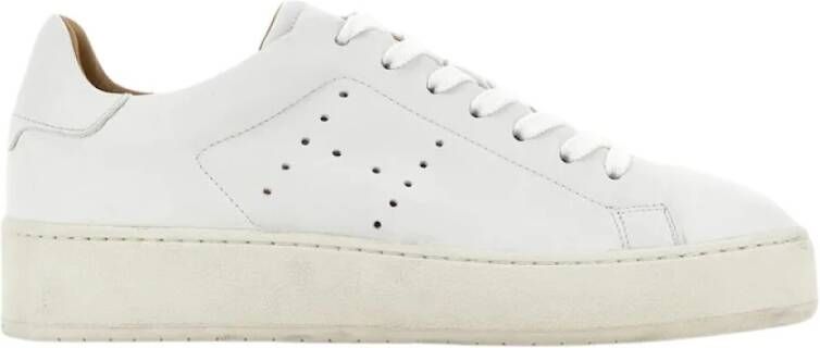 Hogan Witte geperforeerde sneakers met zachte fussbett White Dames