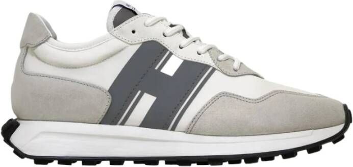 Hogan Witte Grijze H601 Sneakers voor Heren Grijs Heren