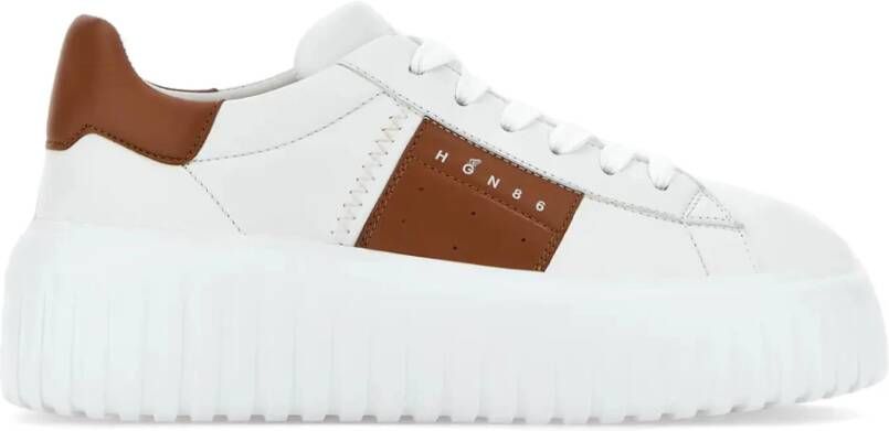 Hogan Witte H-Stripes Damessneakers White Dames