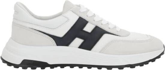 Hogan Witte lage sneakers met H-detail White Heren